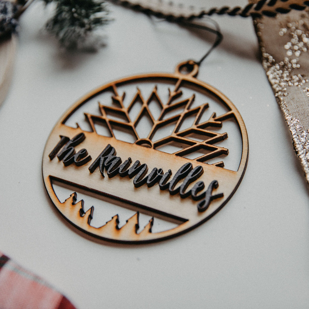 
                  
                    Customized Name Christmas Ornament | Tree Ornament | Wood Ornament | Mr and Mrs Ornament
                  
                