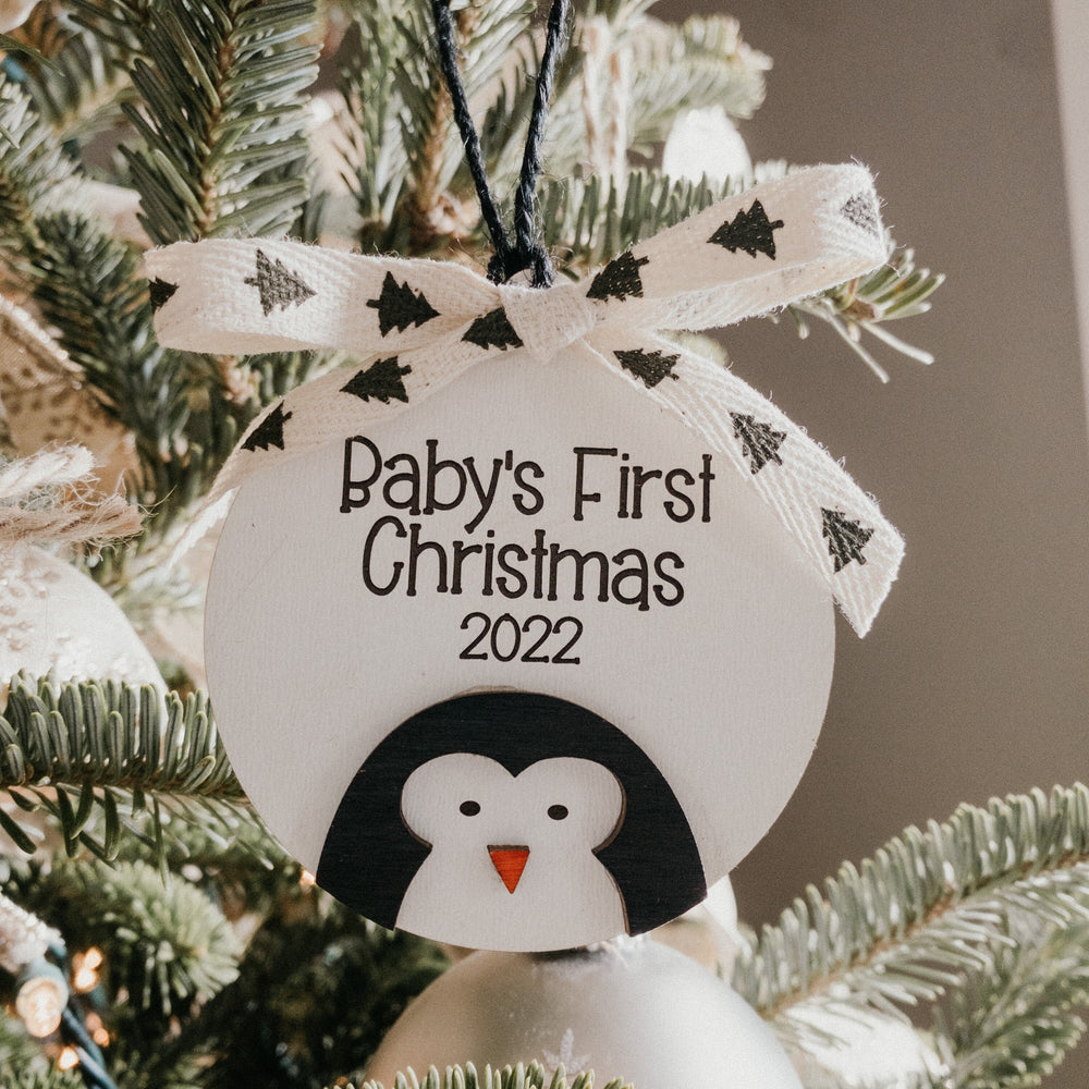 Penguin Baby’s First Christmas Ornament 2023