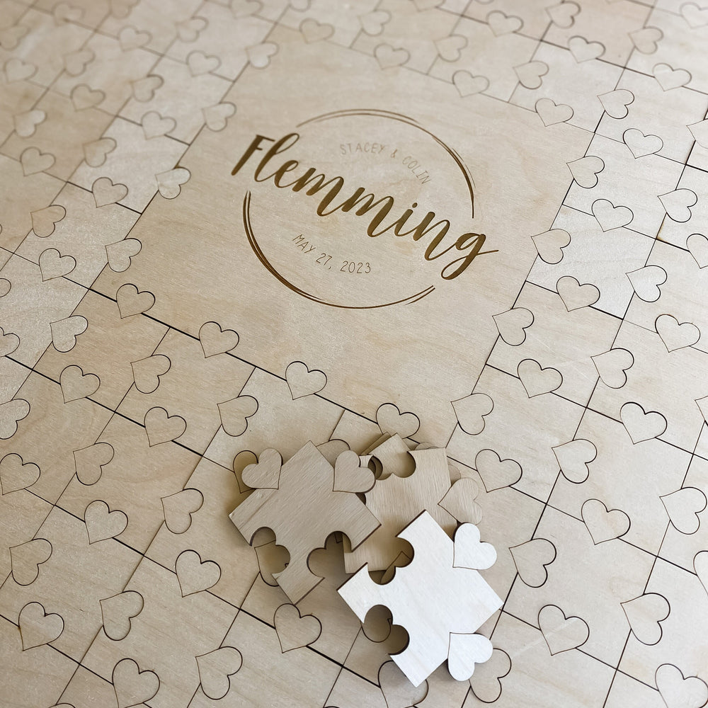 
                  
                    50 - 305 Piece Heart Puzzle Alternative Wedding Guest Book
                  
                