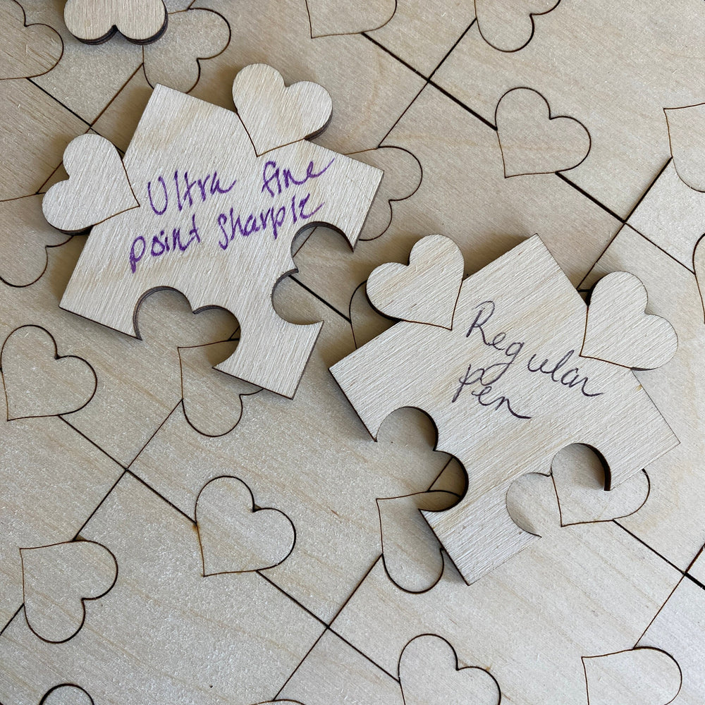 
                  
                    50 - 305 Piece Heart Puzzle Alternative Wedding Guest Book
                  
                