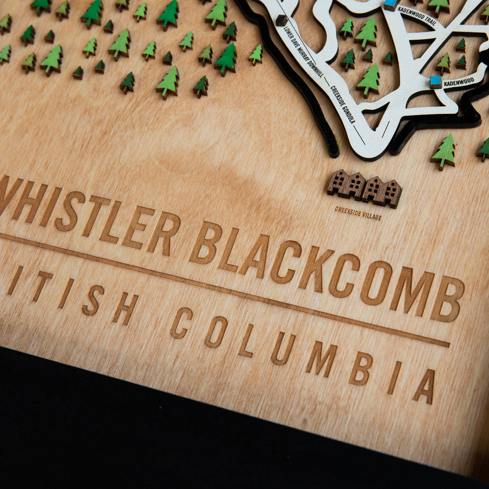 
                  
                    Whistler Blackcomb - British Columbia Wooden Winter Map
                  
                