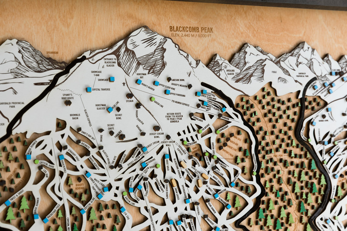 
                  
                    Whistler Blackcomb - British Columbia Wooden Winter Map
                  
                