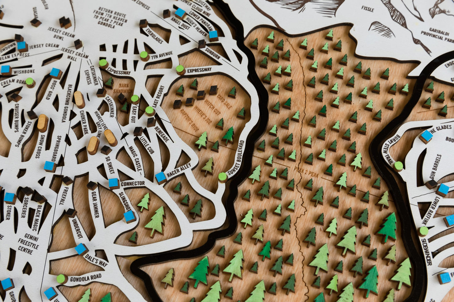 
                  
                    Whistler Blackcomb - British Columbia Wooden Winter Map
                  
                